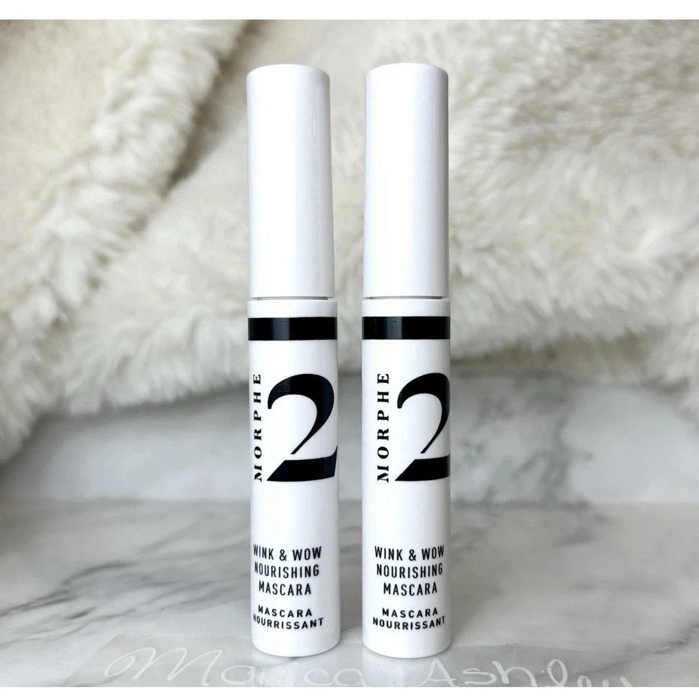 Morphe 2 Wink & Wow Nourishing‎ Mascara Black 8g 0.28oz Set of 2 New